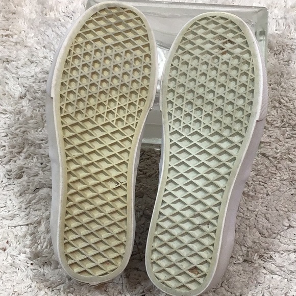 Vans custom black rose design sneakers 7.5 - Picture 10 of 12